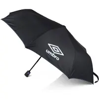 Umbro Paraplu - zwart/donkerblauw - polyester -55 x 100 x 100 cm- opvouwbaar - Paraplu's