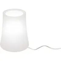 Foscarini Design tafellamp Birdie Zero, wit / opaal, Woon-/ Eetkamer, Kunststof, Design, tafellamp