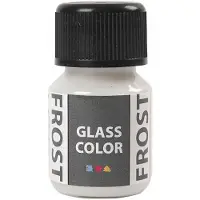 Creativ Company Glass color frost verf - wit, 30ml