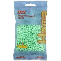 HAMA Beads Parels - HAMA - Midi Zak 1000 - Pastel Munt - Groen - Mix