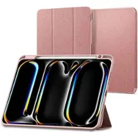 Spigen Urban Fit Bookcase voor de Apple iPad Pro 11 (2025) M5 / (2024) M4 - Rose Gold