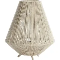 Light & Living Tafellamp japandi Felida Ø 28cm crème