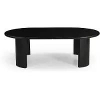Giga Meubel Salontafel Maikel Zwart 120cm Mangohout