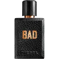 Diesel BAD, voor mannen, 35 ml, niet navulbare fles. Geur: bergamot, kardemom, lavendel, viooltje (blad), caviarkorrels, iriswortel, salie, ambroxan, patchouli, tabak, tonkaboon