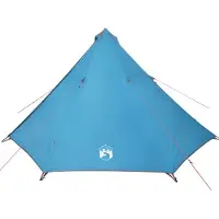 vidaXL Tipitent voor gezin 8-persoons waterdicht blauw