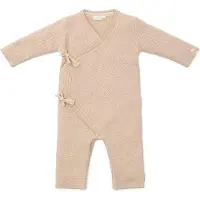Little Dutch boxpak met textuur zand Beige Jongens/Meisjes Katoen V-hals - maat 74