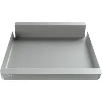 STEELLISH Dienblad ONI small | aluminium grijs 29x34x5x5 cm dienbladen | NADUVI