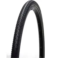 Hakuba buitenband, zwart met witte lijn, 28x1 5/8x1 3/8, etrto 37-622