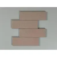 Jabo Kalma wandtegel 19x6cm roze glans