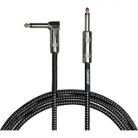 Cascha Standard Line Guitar Cable 9 m Recht - Gebogen Instrumentkabel