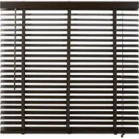 Huismerk Houten Jaloezie Bruin - 120x130 cm
