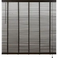 Huismerk Houten Jaloezie Bruin - 160x210 cm