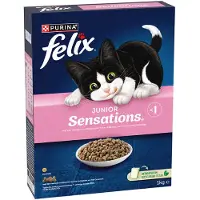 Felix Kattenbrokken Sensations Junior Kip / Gevogelte / Melk / Groenten 1 Kg