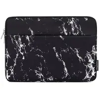 Canvas Artisan Laptophoes 14 inch - Sleeve - Zwart Marmer