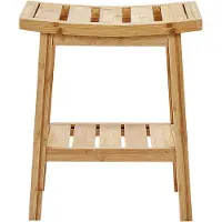 Beliani TREMONT - Hocker-Lichte houtkleur-Bamboehout