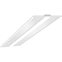 Regiolux Plafondlamp kayak KYAI 150cm 6400lm 840 ET wit, wit / opaal, Werkkamer / Kantoor, Aluminium