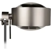 TOP LIGHT Wandlamp Puk, dimbaar, alu / grijs / zink, Hal, metaal, Modern, wandlamp