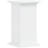 vidaXL Plantenstandaard 33x33x60 cm bewerkt hout wit