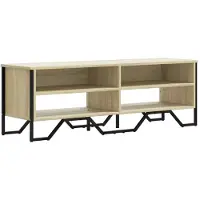 vidaXL Tv-meubel 122x34x41 cm bewerkt hout sonoma eikenkleurig