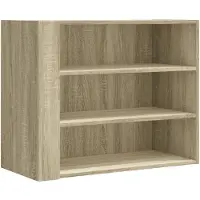 vidaXL Wandkast 75x35x60 cm bewerkt hout sonoma eikenkleurig