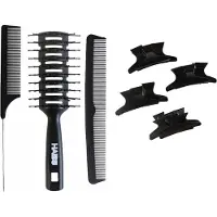 Haibu Essentials Haarborstel + Knipkam + Puntkam + Haarclip