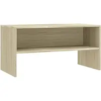 vidaXL Tv-meubel 80x40x40 cm bewerkt hout sonoma eikenkleurig