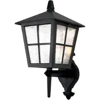 Elstead Lighting LED Wand Buitenlamp Canterbury | 1X E27 Max 60W | Dimbaar | Black
