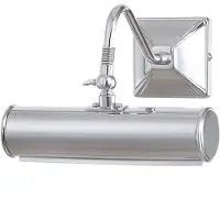 ELSTEAD Schilderijlicht Picture Lights glad chroom,19cm Lights, dimbaar, chroom / zilver, Woon-/ Eetkamer, metaal, Antiek, Wandlamp