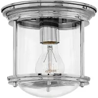 Elstead Lighting LED Plafond Badkamerlamp Hadrian | 1X E27 Max 60W | IP44 | Dimbaar | Chrome