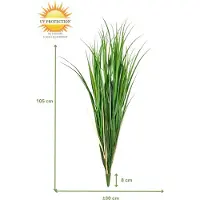 LeopoldFlora Buiten kunst Rietgras Deluxe 105cm UV groen