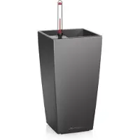 Lechuza Plantenbak Maxi Cubi Premium 14 antraciet metallic