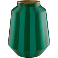 Pip studio Vaas Metal Stripes Green 24 x 29 cm