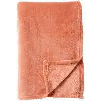 Dutch decor - HARVEY - Plaid 150x200 cm - superzachte deken van fleece - Muted Clay - roze