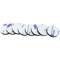 3M Dubbelzijdige Tape - Zwart Ronde Foampads 40 mm x 40 mm - 10 Stuks - Sterke Zelfklevende Schuimkussentjes - Veelzijdige Montagetape Voor Muren, Deuren, Hout & Glas