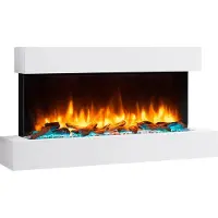 Balderia Ignis Elektrische Wandhaard - Wit
