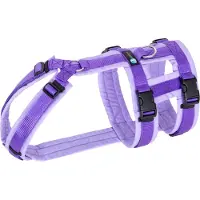 AnnyX Safety hondentuig FUN Lavendel-paars harnas maat M geschikt voor borstomvang 62 tot 74cm-taille omvang-56 tot 66cm.