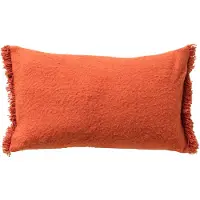 Dutch decor - LASSE - Kussenhoes 30x50 cm 65% gereclycled katoen - Eco Line collectie - Potters Clay - oranje