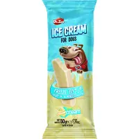 Dr. Zoo DR ZOO hondensnack ICE CREAM voor honden cream smaak 6 stuks van elk 50 gram = 300 gram afkoelgenot voor je harige vriend FREEZE IT - READY IN 30 MIN.