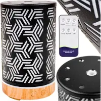 Viking Choice Luchtbevochtiger woonkamer - zwart hout - 16 x 9 cm - aromatherapie