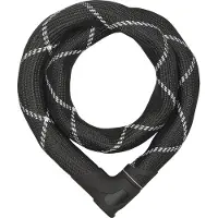 ABUS Fietsslot Kettingslot - IVEN Chain 8210 - Security level 10 - ART 2 zwart - winnaar ANWB slotentest 2022 - 110 cm - Geschikt voor elektrische fietsen en stadsfietsen