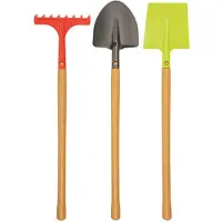 Ecoiffier Tuingereedschap met Houten Steel - 3dlg.