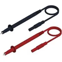 Hirschmann Test & Measurement PL 2600 S SET Veiligheidsmeetsnoerenset Banaanstekker 4 mm Testpunt 1.00 m Zwart, Rood 1 stuk(s)
