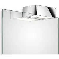 DECOR WALTHER Clip-on licht Badkamerlamp Box 15 N LED Chrome 3000 Kelvin