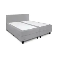 Beddenleeuw Boxspring Isabella Zilvergrijs (Inari 91) 90x200 | Eenpersoons | Bed 90x200 |