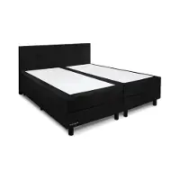 Beddenleeuw Boxspring Isabella Gitzwart (Inari 100) 180x200 | Tweepersoons | Bed 180x200 |