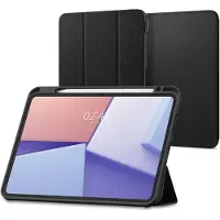 Spigen Urban Fit Bookcase voor de Apple iPad Pro 11 (2025) M5 / (2024) M4 - Zwart