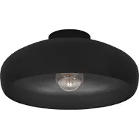 Eglo Mogano Plafondlamp - E27 - Ø 40 cm - Zwart