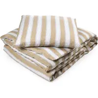 Libeco Dekbedovertrek Maora Stripe Linnen-260 x 240 cm