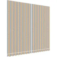 vidaXL Vervangingsdoek voor luifel 380x345 cm polyester oranje en blauw