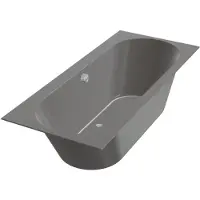 Xenz Ligbad Beterbad Madeira 160x75 cm Inclusief Badpoten Antraciet